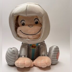 Curious George Astronaut Plush Suit Electronic Press Paw Interactive Toy 2024